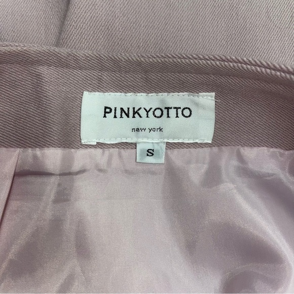 Pinkyotto Mini Skirt Women's Size Small Pink Dusty‎ Rose High-Waisted New York - Picture 5 of 6